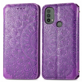 Bescherming Hoesje voor Moto E40 / E30 / E20 Folio-hoesje Mandala