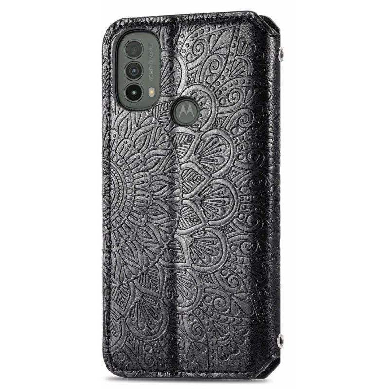 Bescherming Hoesje voor Moto E40 / E30 / E20 Folio-hoesje Mandala