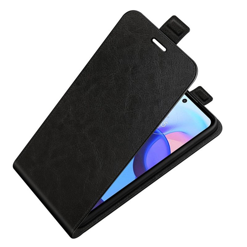 Flip Case voor Moto E40 / E30 / E20 Folio-hoesje Retro Opvouwbaar