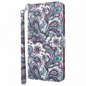 Flip Case voor Moto E40 / E30 / E20 Paisley