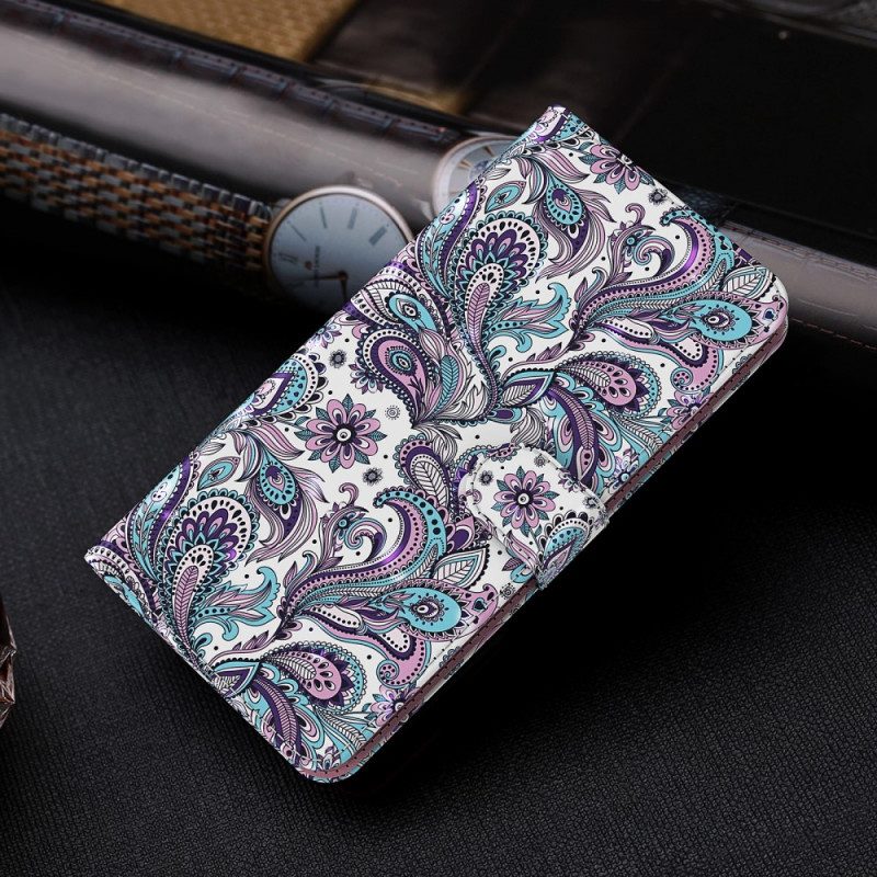 Flip Case voor Moto E40 / E30 / E20 Paisley