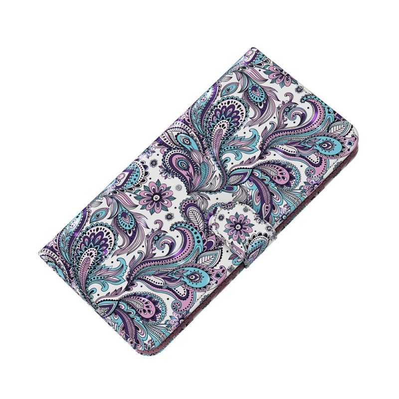 Flip Case voor Moto E40 / E30 / E20 Paisley