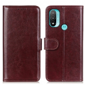 Folio-hoesje voor Moto E40 / E30 / E20 Bevroren Finesse