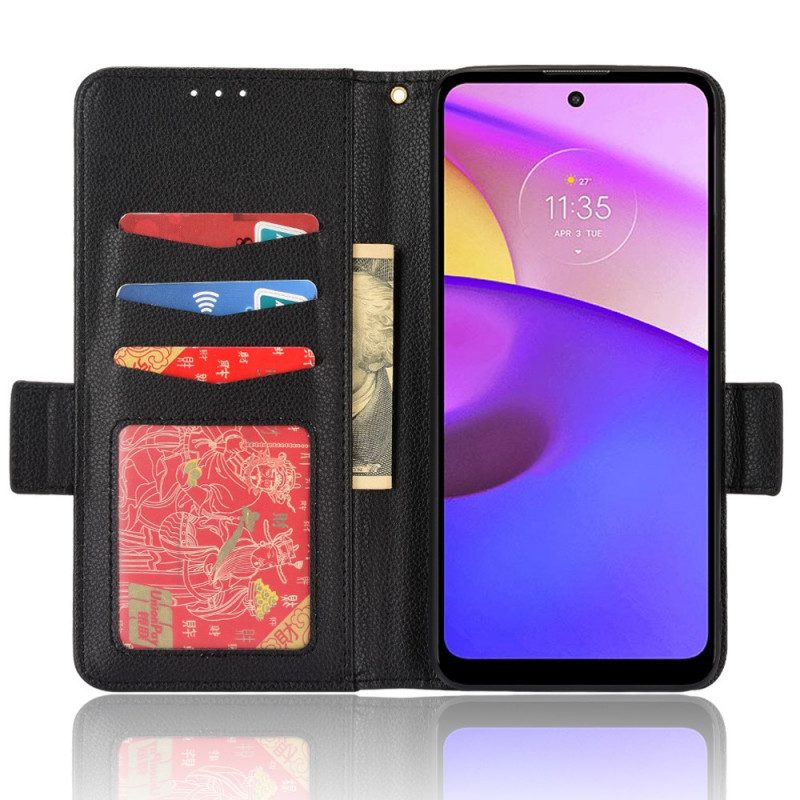 Folio-hoesje voor Moto E40 / E30 / E20 Flip Case Flap Dubbele Nieuwe Kleuren