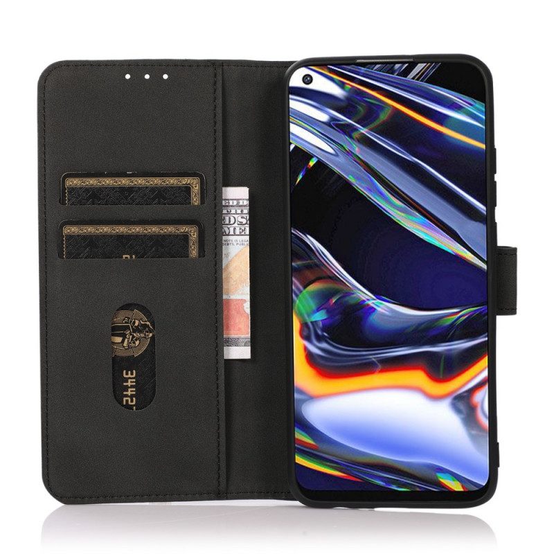 Folio-hoesje voor Moto E40 / E30 / E20 Khazneh Modieus Leereffect