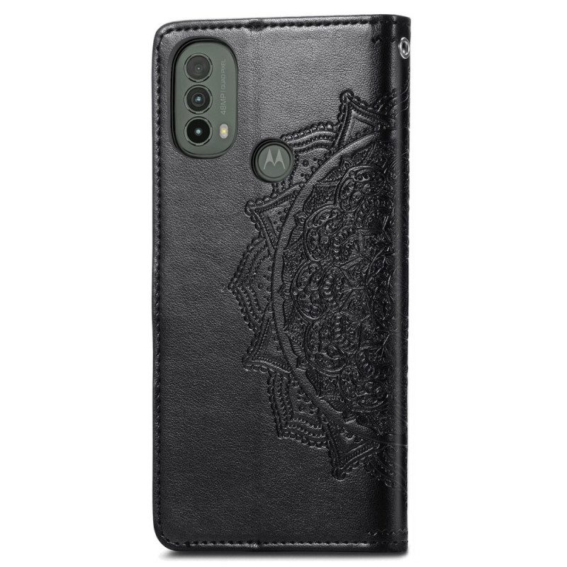 Folio-hoesje voor Moto E40 / E30 / E20 Mandala Middeleeuwen