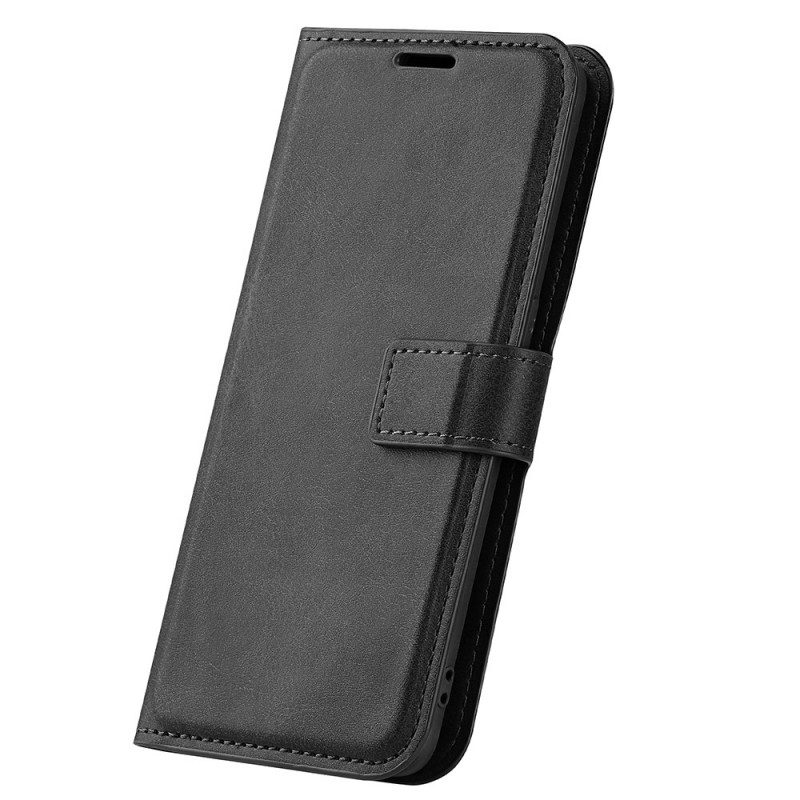 Folio-hoesje voor Moto E40 / E30 / E20 Slank Extreem Leereffect