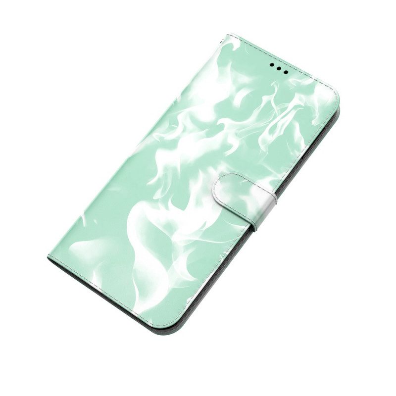 Leren Hoesje voor Moto E40 / E30 / E20 Abstract Patroon