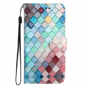 Folio-hoesje Xiaomi 14t Rasterpatroon