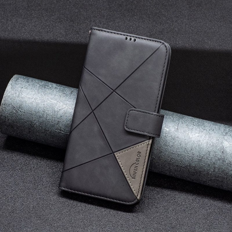 Folio-hoesje Xiaomi 14t Telefoonhoesje Geometrisch Patroon