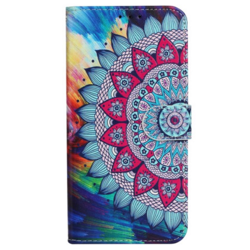 Folio-hoesje Xiaomi 14t Telefoonhoesje Mandala-premium