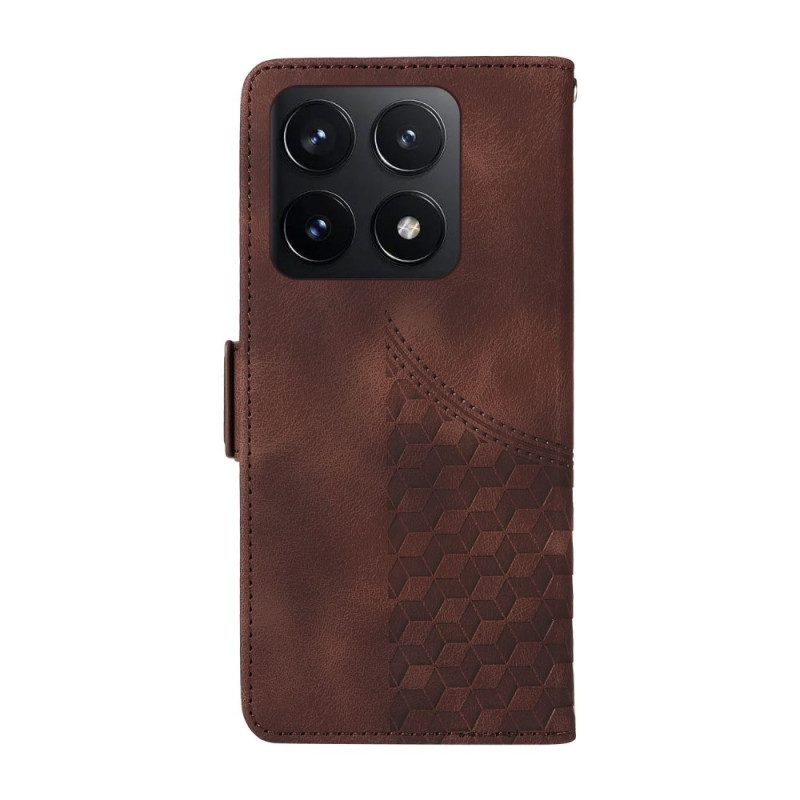 Leren Hoesje Xiaomi 14t Fantasiefries Bescherming Hoesje