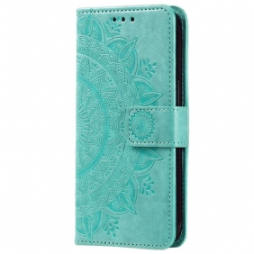 Leren Hoesje Xiaomi 14t Mandala Zon