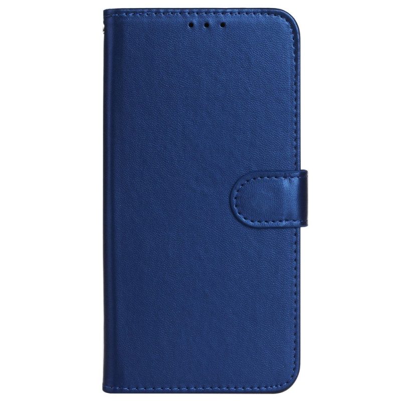 Flip Case voor Xiaomi Redmi 10A Met Ketting Zakelijke Stijl Met Bandjes