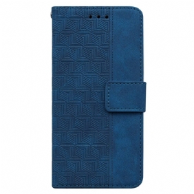 Folio-hoesje voor Xiaomi Redmi 10A Met Ketting Patroon Met Bandjes