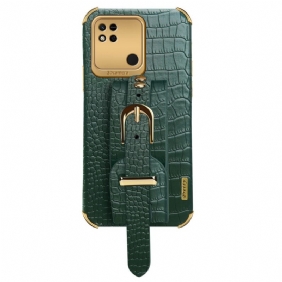 Hoesje voor Xiaomi Redmi 10A Croco Band