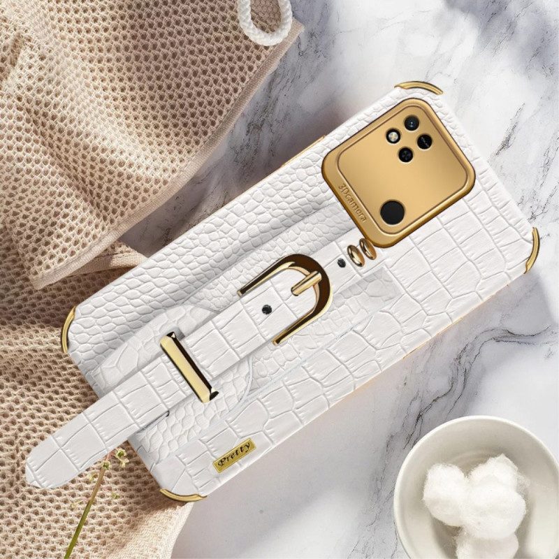 Hoesje voor Xiaomi Redmi 10A Croco Band