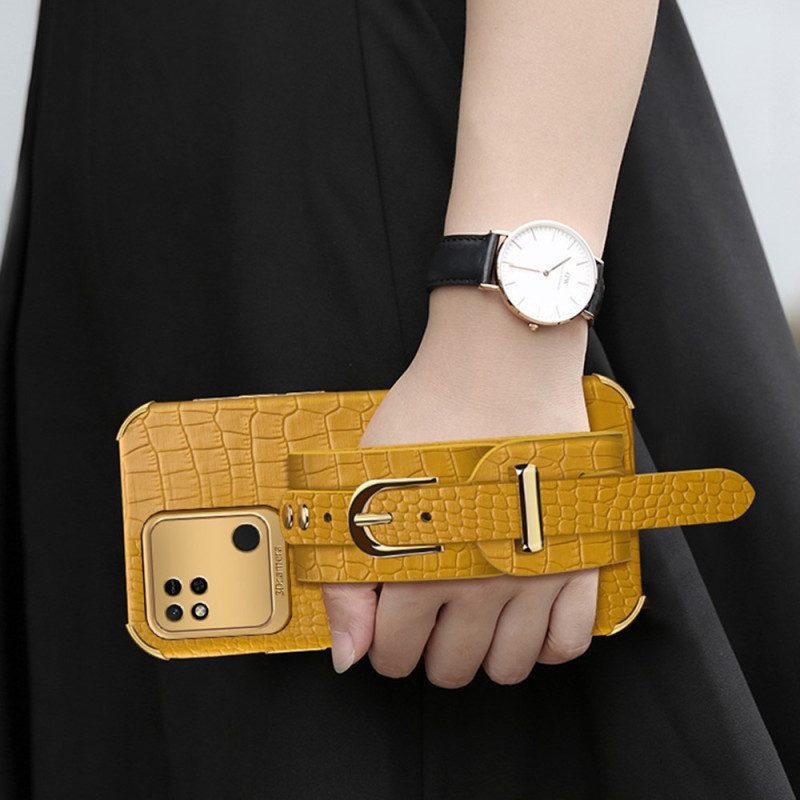 Hoesje voor Xiaomi Redmi 10A Croco Band