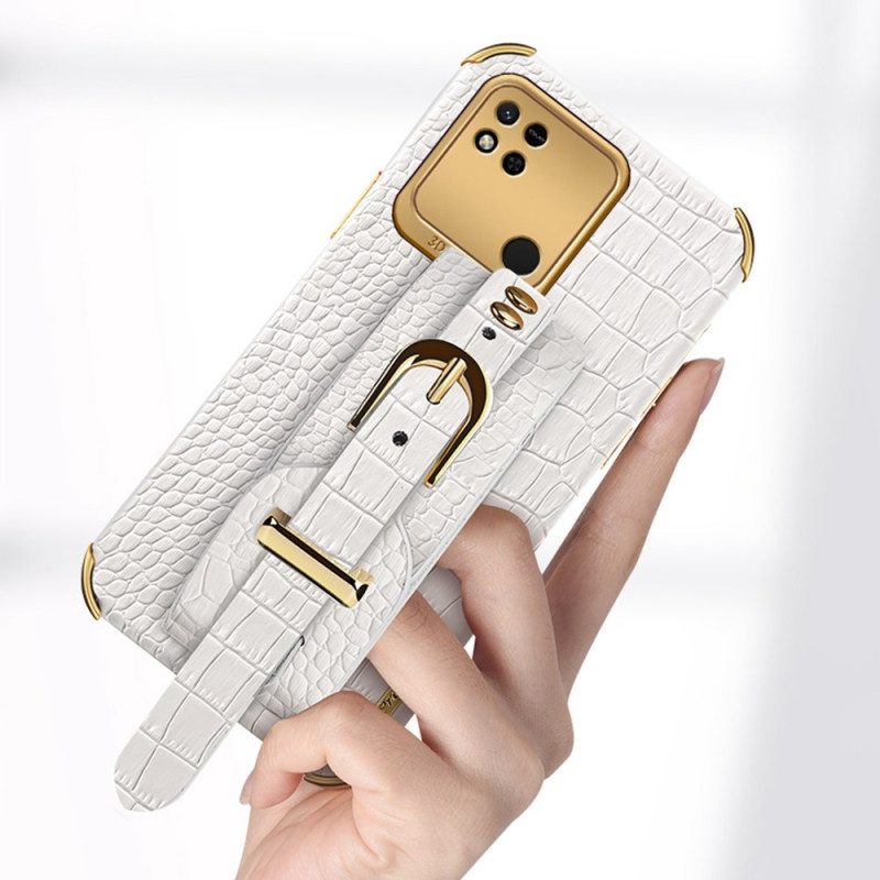 Hoesje voor Xiaomi Redmi 10A Croco Band