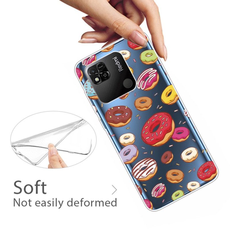 Hoesje voor Xiaomi Redmi 10A Naadloze Meerdere Donuts