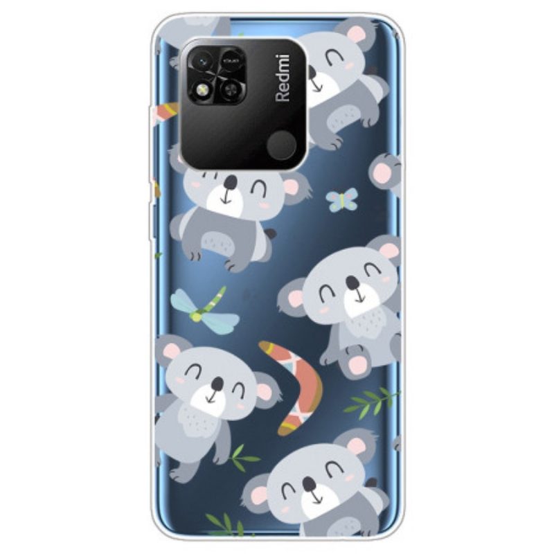 Hoesje voor Xiaomi Redmi 10A Naadloze Meerdere Koala's