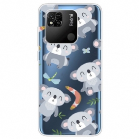 Hoesje voor Xiaomi Redmi 10A Naadloze Meerdere Koala's