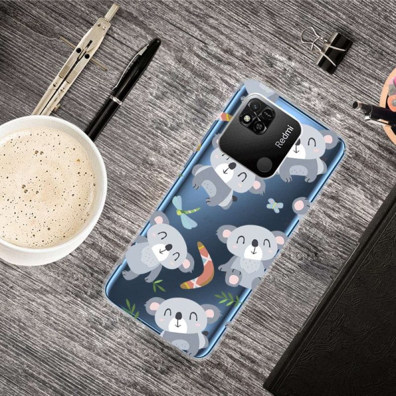 Hoesje voor Xiaomi Redmi 10A Naadloze Meerdere Koala's