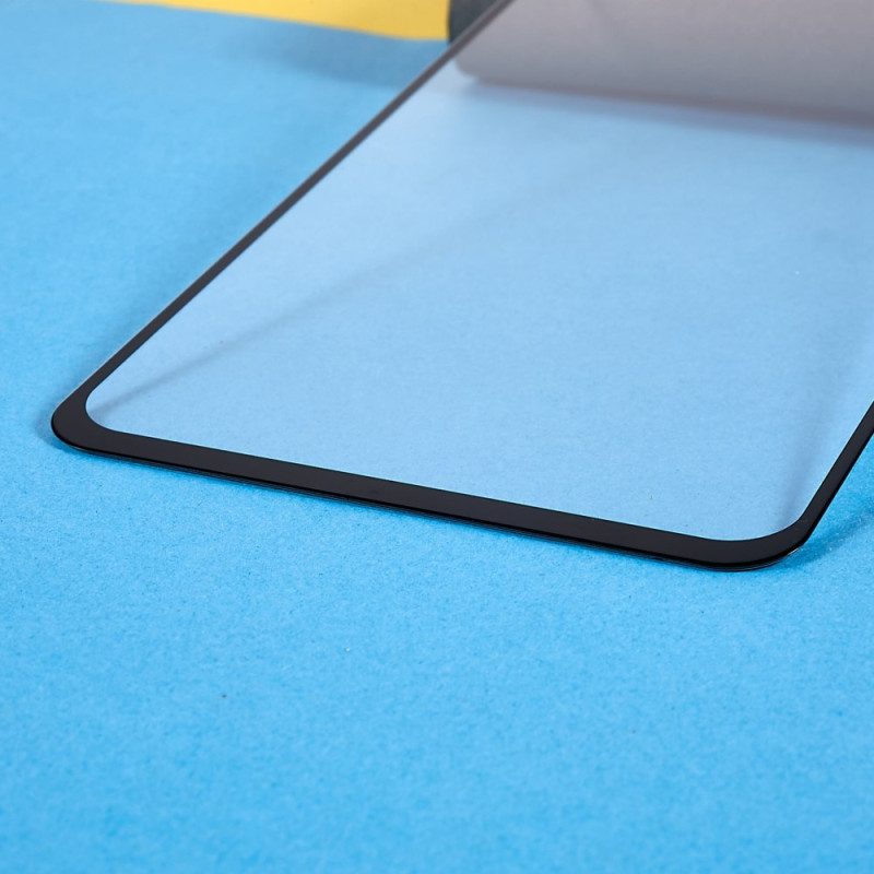 Xiaomi Redmi 10A Screenprotector Van Gehard Glas Zwarte Contouren