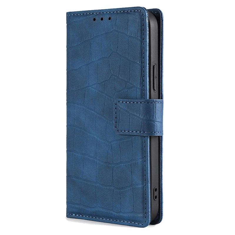 Flip Case Leren Huawei Nova 12i Krokodiltextuur