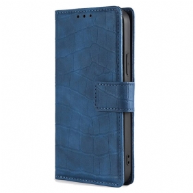 Flip Case Leren Huawei Nova 12i Krokodiltextuur