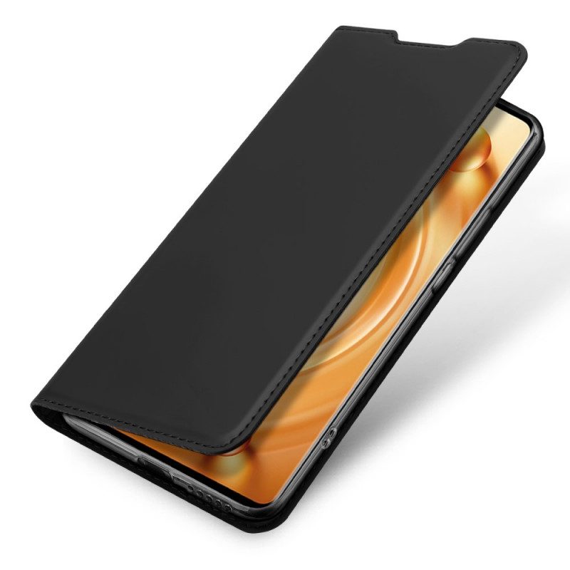 Bescherming Hoesje voor Vivo X80 Pro Folio-hoesje Skin-pro-serie Dux Ducis