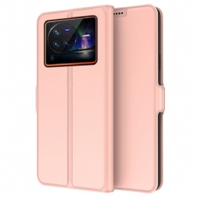 Leren Hoesje voor Vivo X80 Pro Magnetische Sluiting