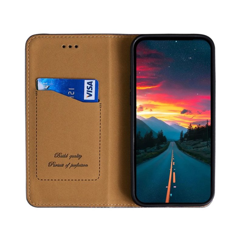 Bescherming Hoesje voor Samsung Galaxy A03s Folio-hoesje Vintage Lederen Stijl