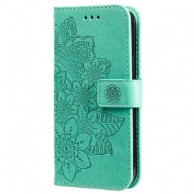 Folio-hoesje voor Samsung Galaxy A03s Bloemmandala