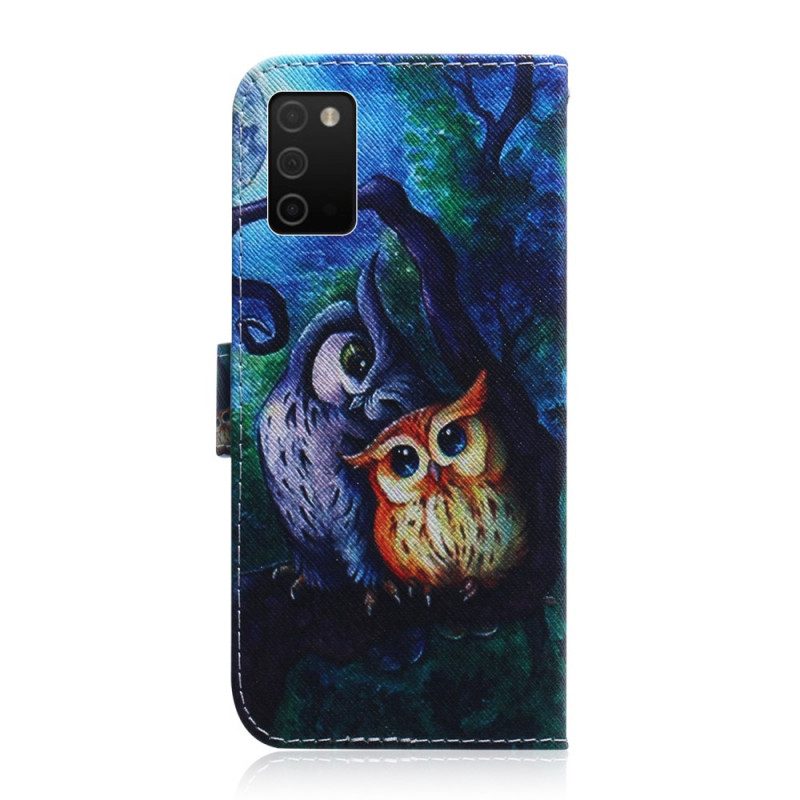 Folio-hoesje voor Samsung Galaxy A03s Schilderij Van Uilen