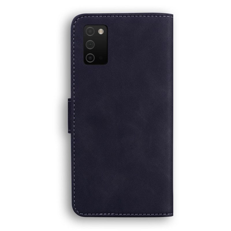 Folio-hoesje voor Samsung Galaxy A03s Vintage Couture Lederen Stijl