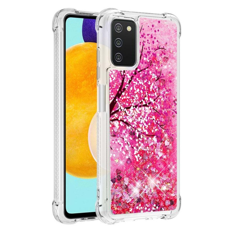 Hoesje voor Samsung Galaxy A03s Glitter Boom