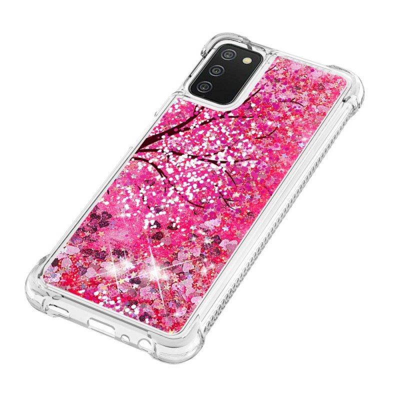 Hoesje voor Samsung Galaxy A03s Glitter Boom