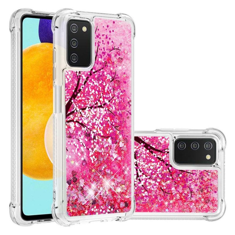 Hoesje voor Samsung Galaxy A03s Glitter Boom