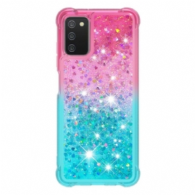 Hoesje voor Samsung Galaxy A03s Pailletten Kleuren