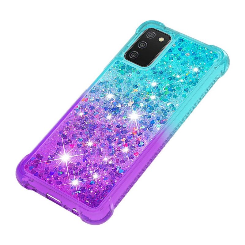 Hoesje voor Samsung Galaxy A03s Pailletten Kleuren