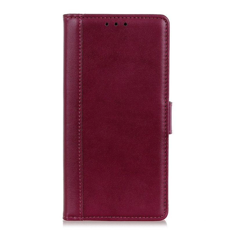 Leren Hoesje voor Samsung Galaxy A03s Stijl Leer Elegantie