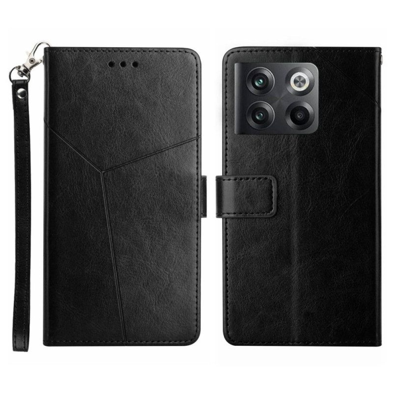 Flip Case voor OnePlus 10T 5G Met Ketting Y Strappy-ontwerp