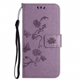 Folio-hoesje voor OnePlus 10T 5G Bloemen