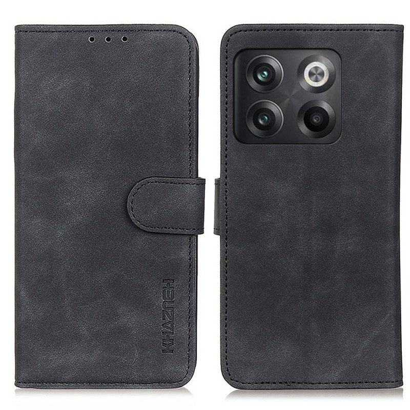 Leren Hoesje voor OnePlus 10T 5G Khazneh Vintage-stijl