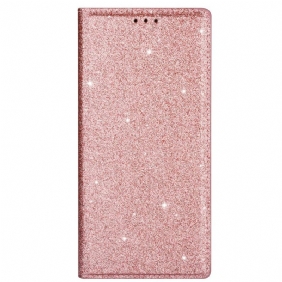 Bescherming Hoesje voor Samsung Galaxy A31 Folio-hoesje Paillettenstijl