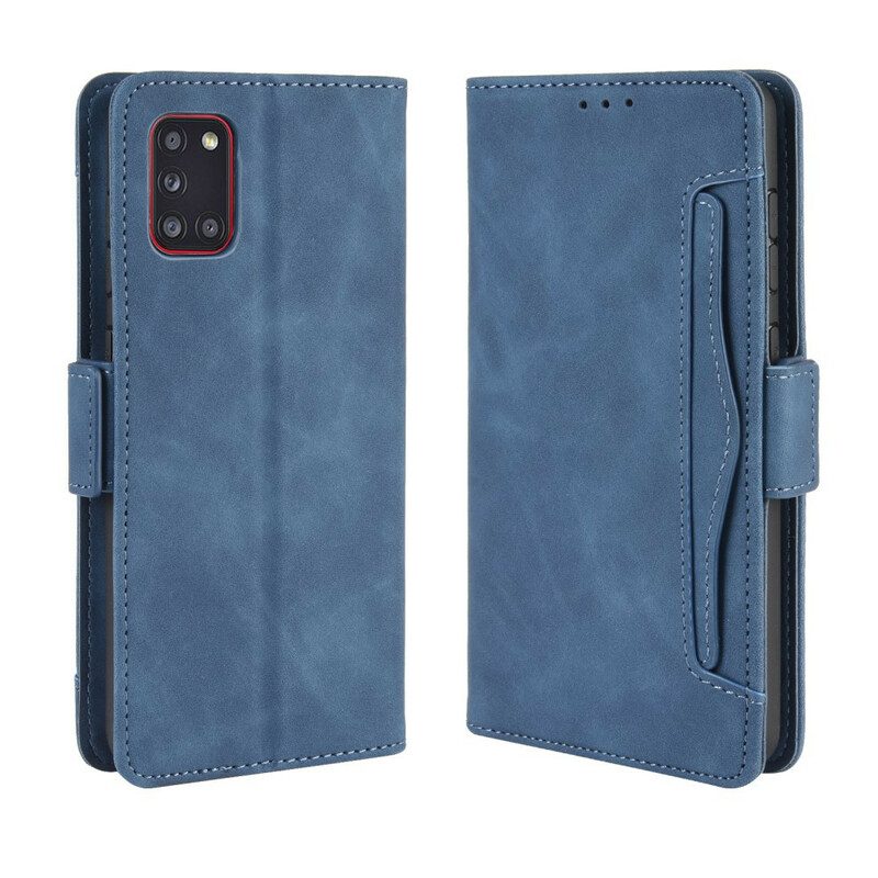 Flip Case voor Samsung Galaxy A31 Premier Class Met Meerdere Kaarten