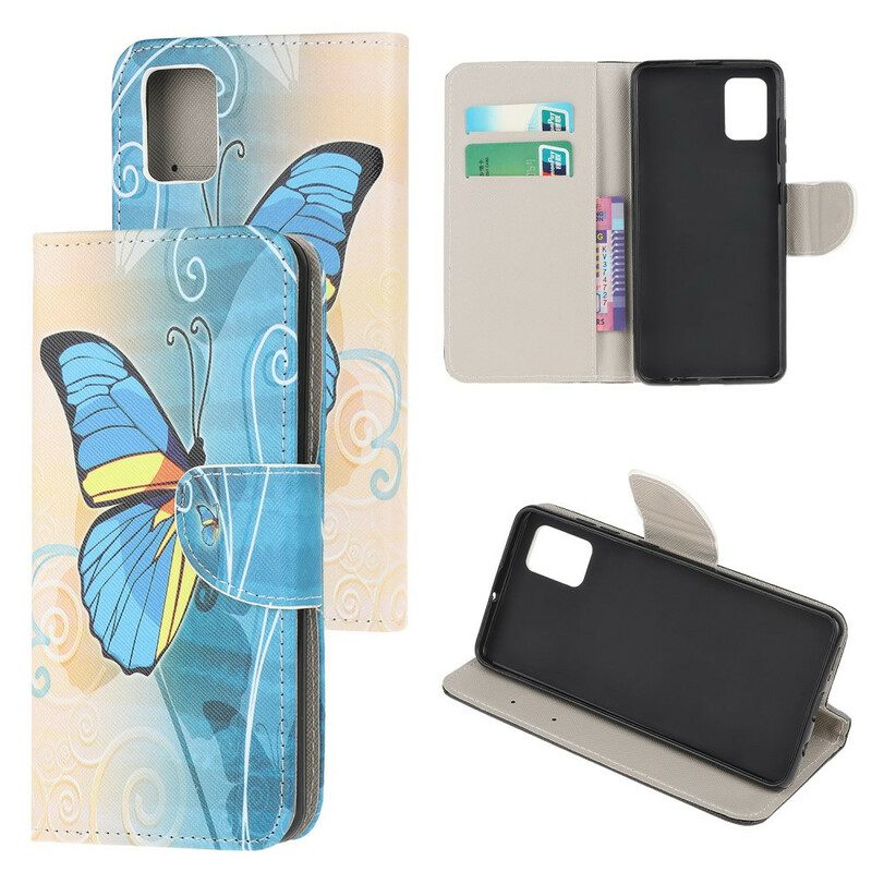 Flip Case voor Samsung Galaxy A31 Vlinders