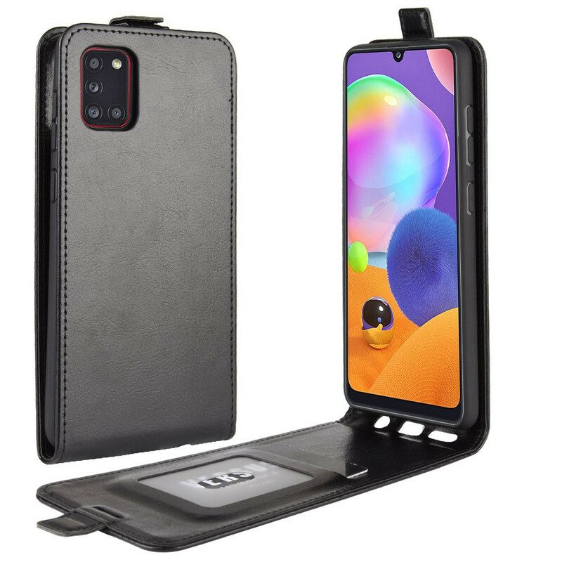 Folio-hoesje voor Samsung Galaxy A31 Flip Case Opvouwbaar Leereffect