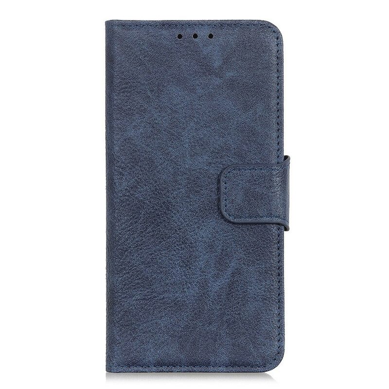 Folio-hoesje voor Samsung Galaxy A31 Mat Lychee Leereffect